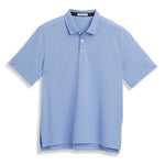Ashworth Mens Golf Pebble Tech Polo Shirt AM1881 Chambray