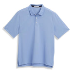 Ashworth Mens Golf Pebble Tech Polo Shirt AM1881 Chambray