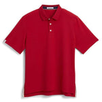 Ashworth Mens Micro Dot Polo Shirt AM1027 Red
