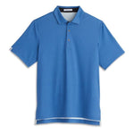Ashworth Mens Micro Dot Polo Shirt AM1027 Cobalt/Azalea