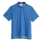 Ashworth Mens Micro Dot Polo Shirt AM1027 Cobalt/Azalea