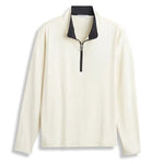 Ashworth Mens Peached Tech 1/4 Zip AM2039 Bone