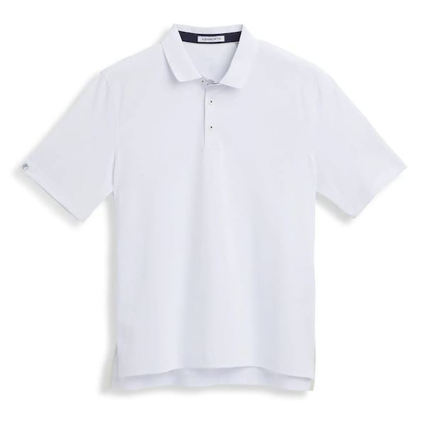 Ashworth Mens Golf Pebble Tech Polo Shirt AM1881 White