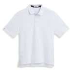 Ashworth Mens Golf Pebble Tech Polo Shirt AM1881 White