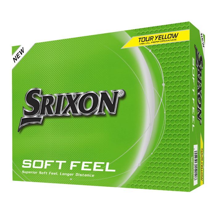 Srixon Soft Feel Golf Balls - Yellow 2025 (Multi Buy)