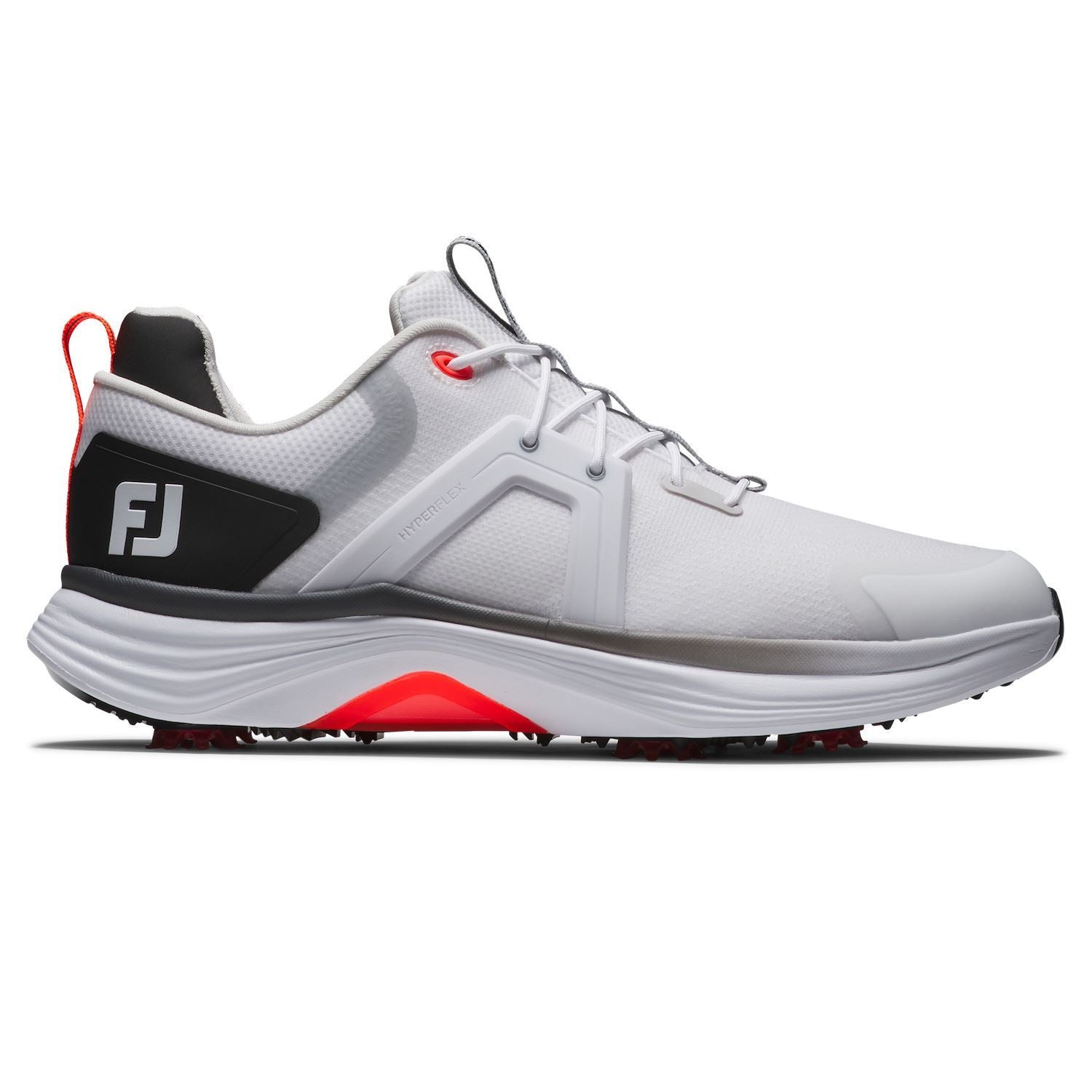 FootJoy Mens Hyperflex Golf Shoes White/Grey 55469