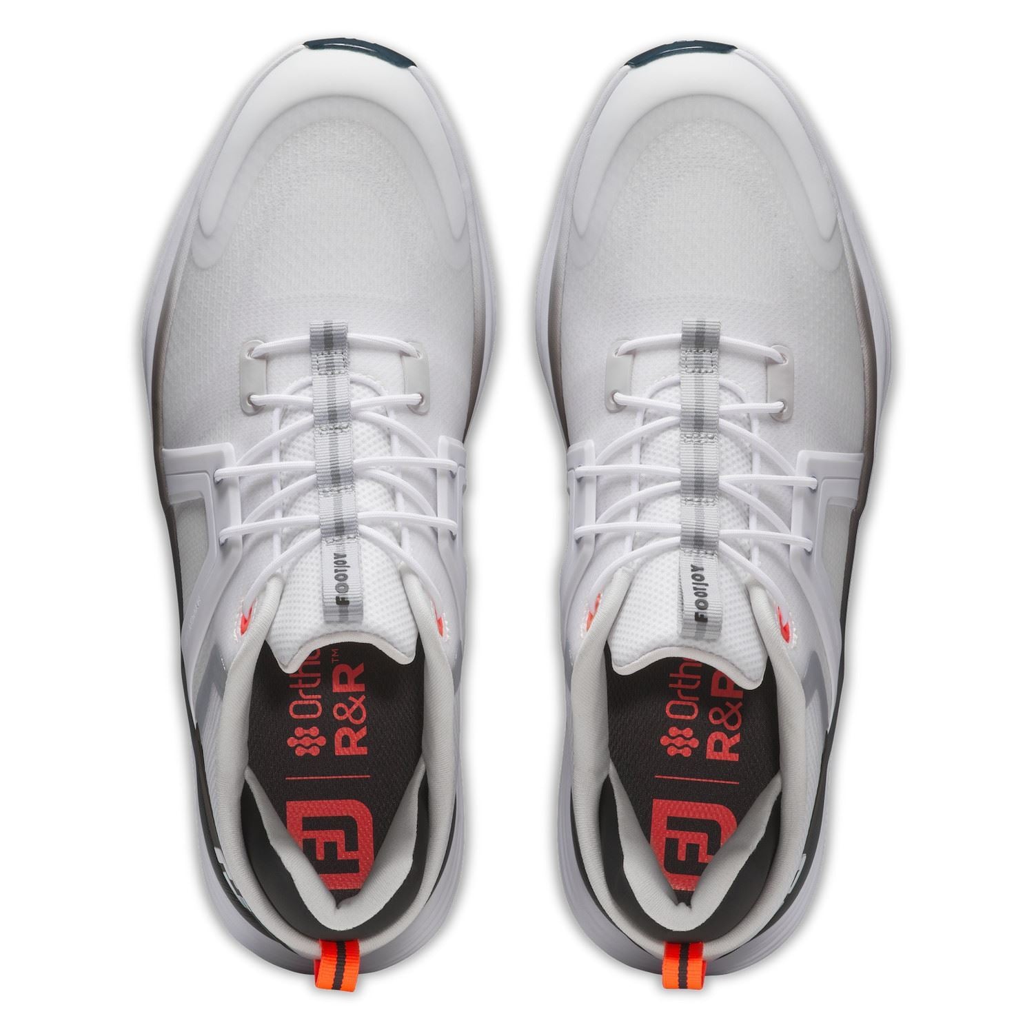 FootJoy Mens Hyperflex Golf Shoes White/Grey 55469