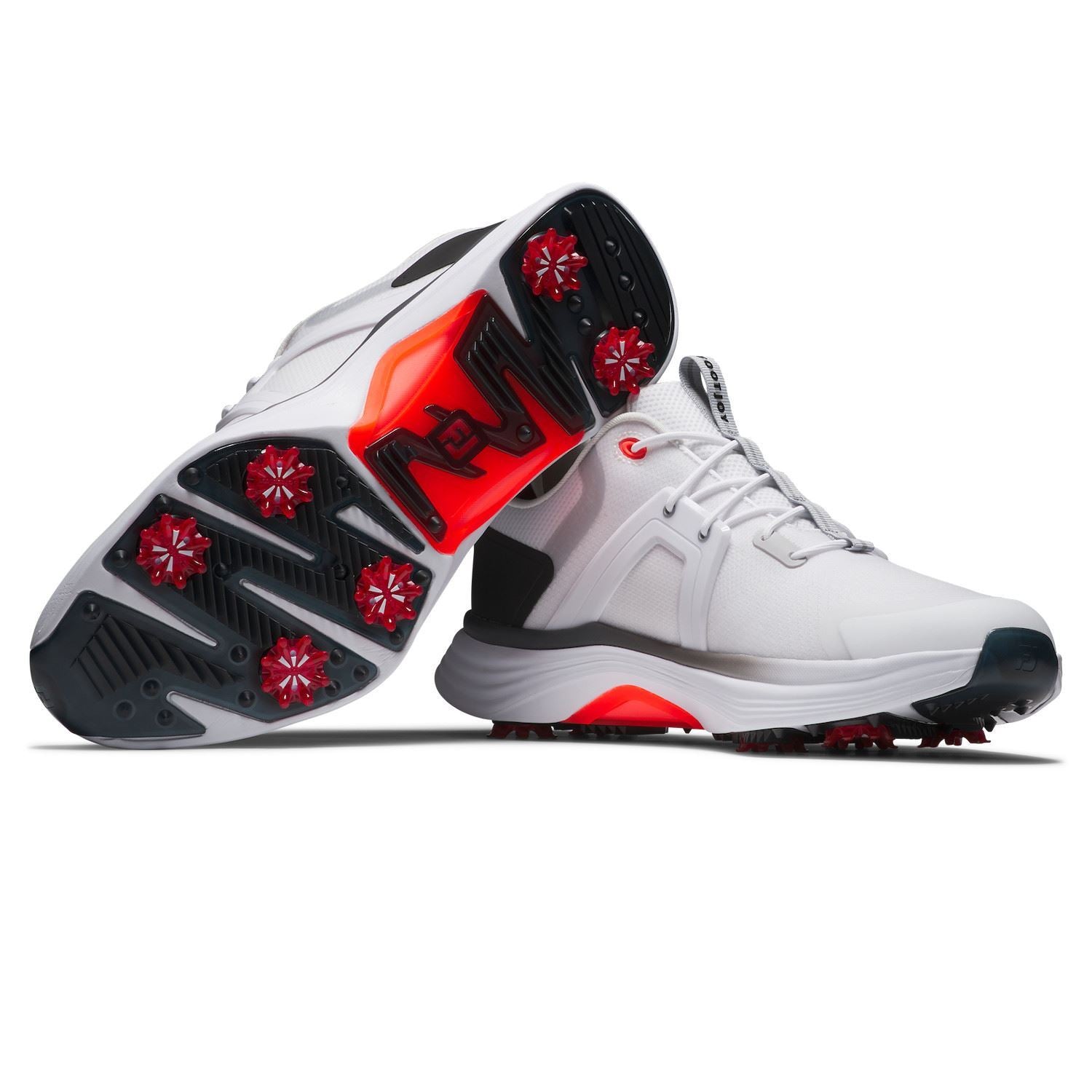 FootJoy Mens Hyperflex Golf Shoes White/Grey 55469