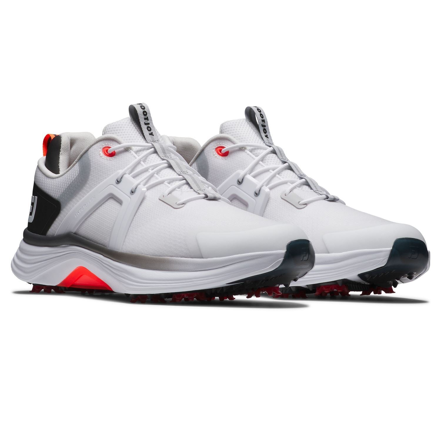 FootJoy Mens Hyperflex Golf Shoes White/Grey 55469