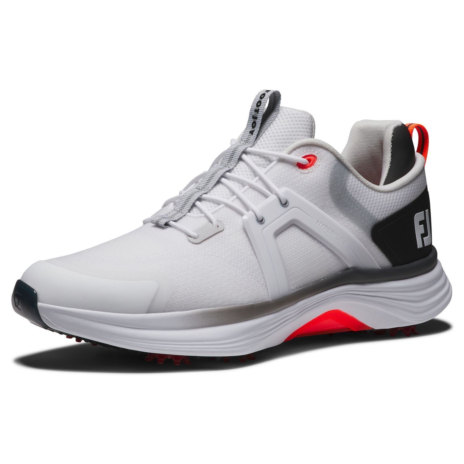 FootJoy Mens Hyperflex Golf Shoes White/Grey 55469