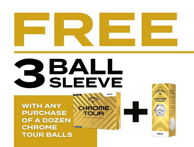 Callaway Chrome Tour Golf Balls White (Multi Buy) 2024 White