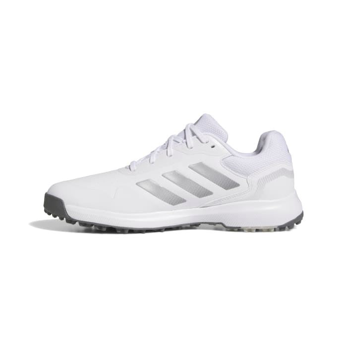 adidas Mens Traxion Response SL Golf Shoes - White/Silver