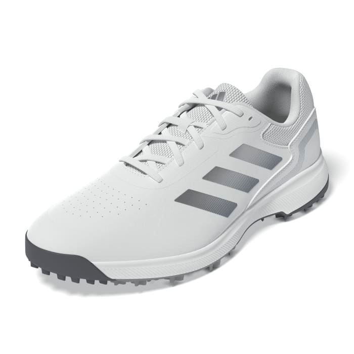adidas Mens Traxion Response SL Golf Shoes - White/Silver