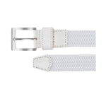 Footjoy Mens Braided Belt White 69491