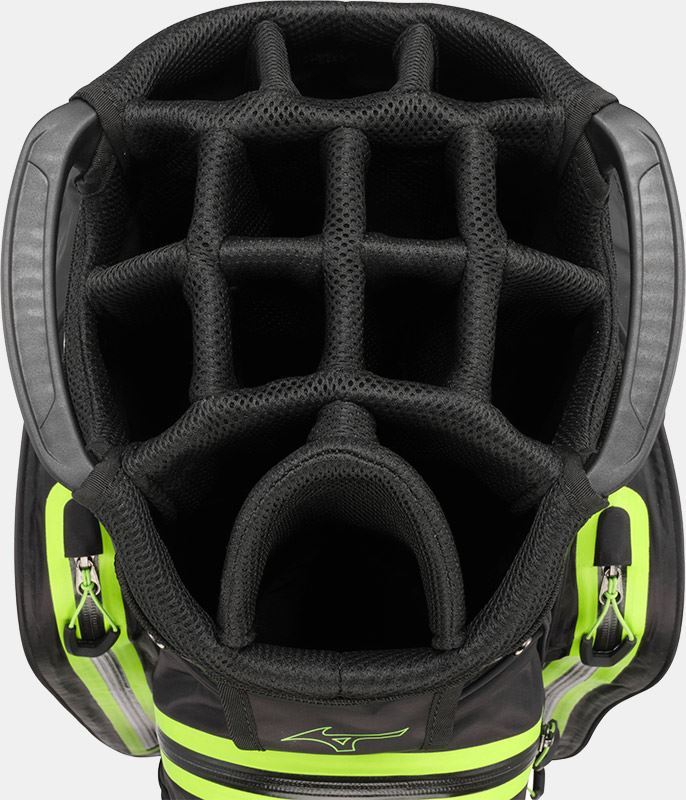 Mizuno BR-DRI Cart Bag - Black/Green