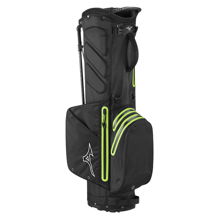 Mizuno BR-DRI Waterproof Stand Bag - Black/Green