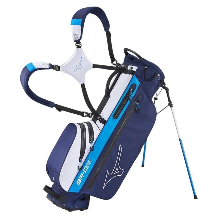 Mizuno BR-DRI Waterproof Stand Bag - Navy/Blue