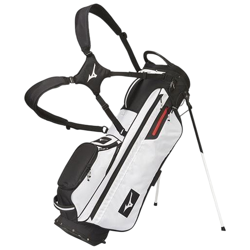 Mizuno BR-D3 Stand Bag - White/Black