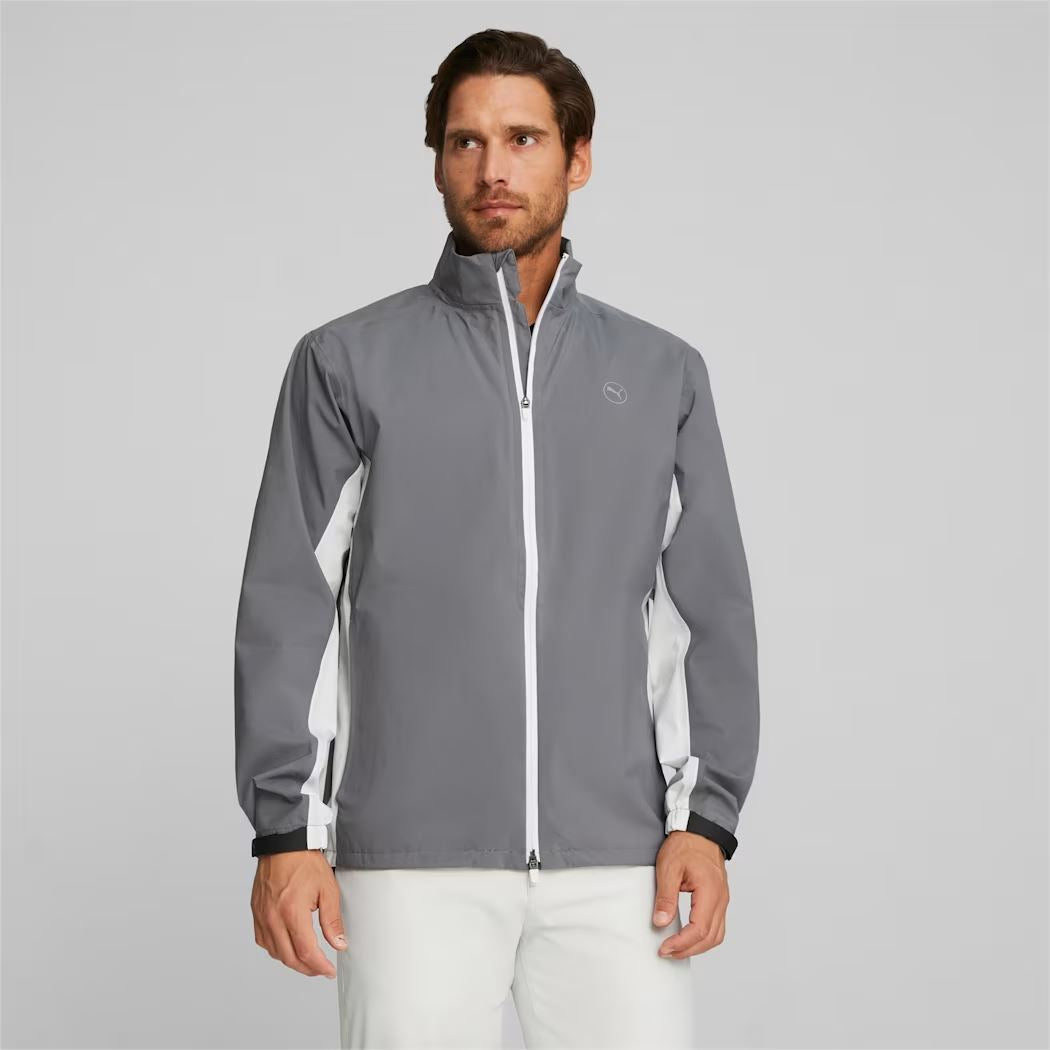 Puma Mens DRYLBL Golf Rain Waterproof Jacket - Slate Sky