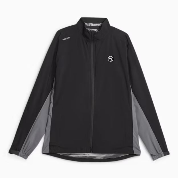 Puma Mens DRYLBL Golf Rain Waterproof Jacket - Black Slate