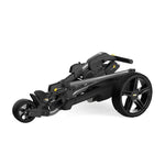 PowaKaddy FW electric trolley 2025 in black with 18 hole lithium battery