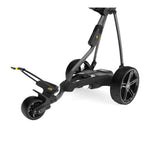 PowaKaddy FW electric trolley 2025 in black with 18 hole lithium battery