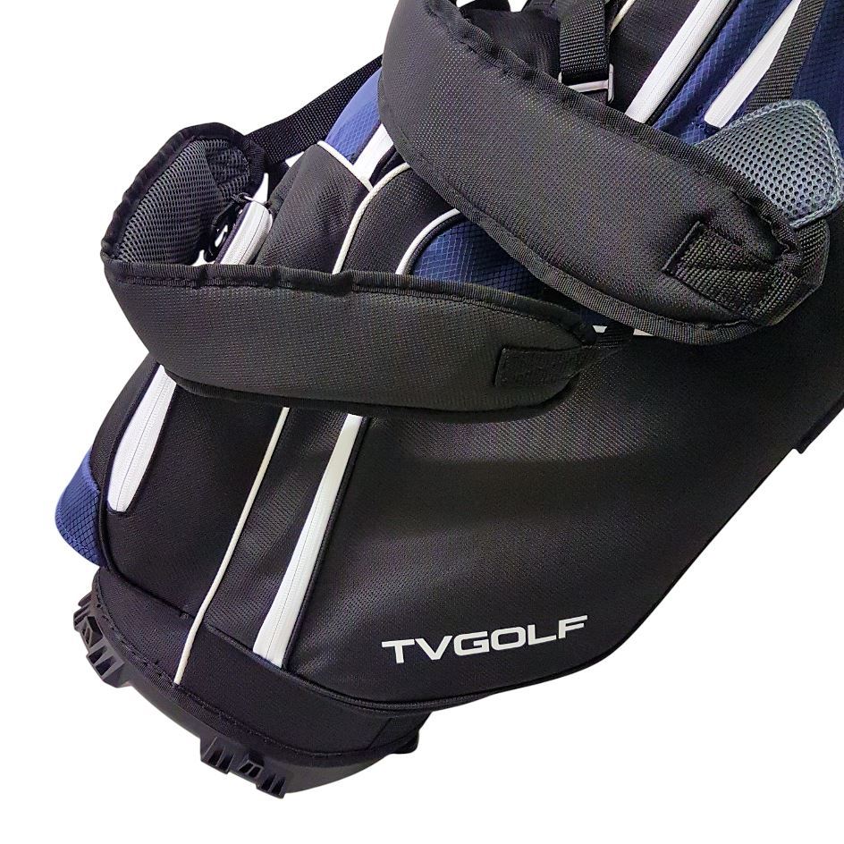 TV GOLF Lightweight Stand Bag - Black/Navy