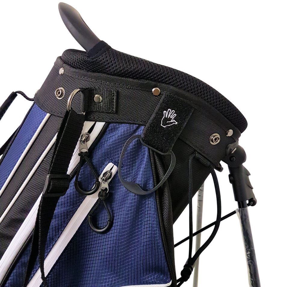 TV GOLF Lightweight Stand Bag - Black/Navy