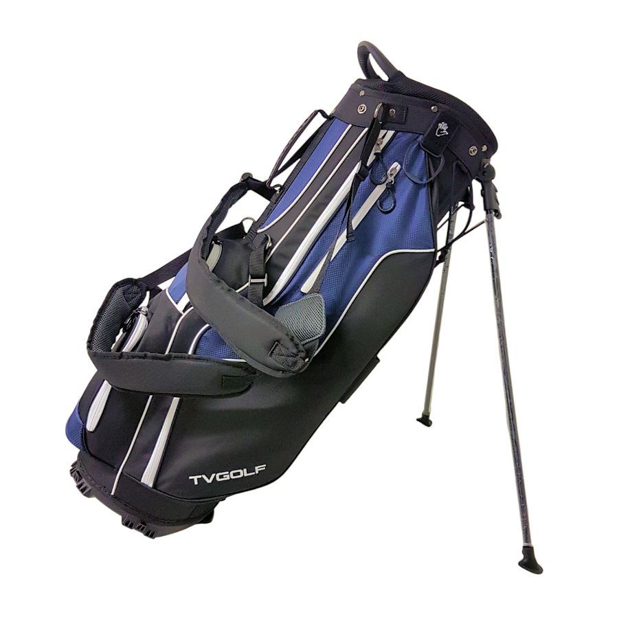 TV GOLF Lightweight Stand Bag - Black/Navy