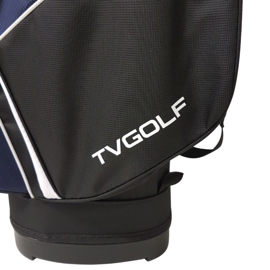 TV GOLF Lightweight Cart Bag - Black/Navy