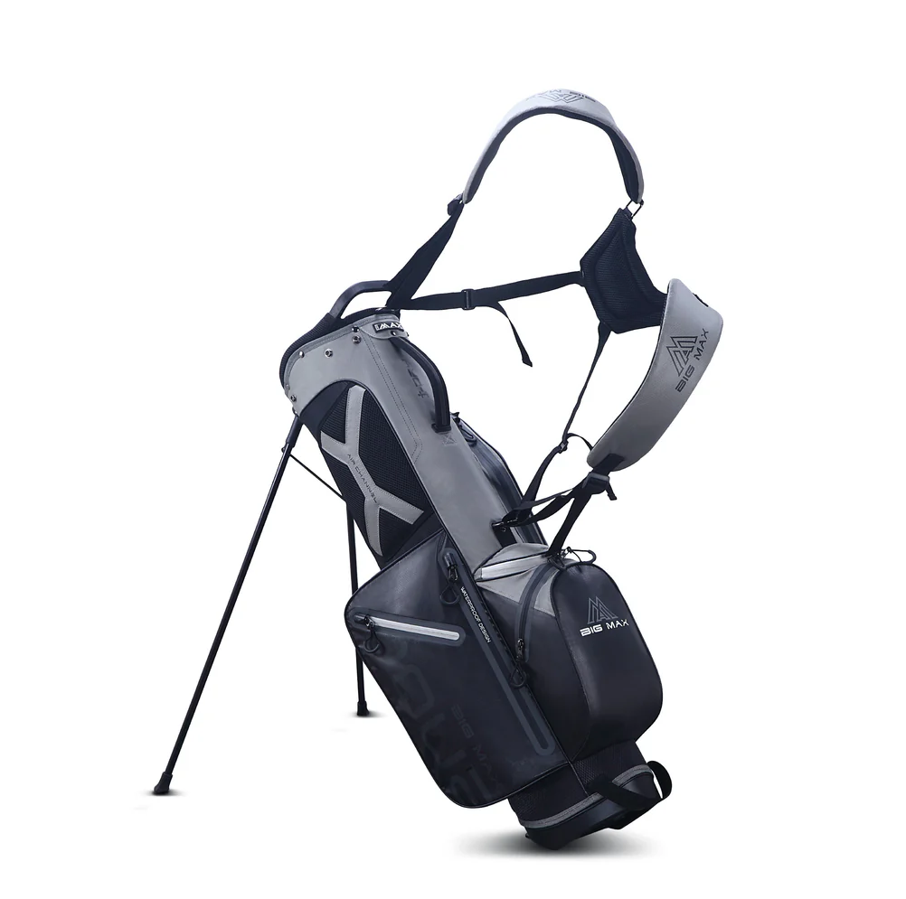 Big Max Aqua Seven G Waterproof Stand Bag - Grey/Black