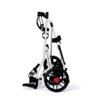 MacGregor MacTec 3-wheel golf push trolley in white