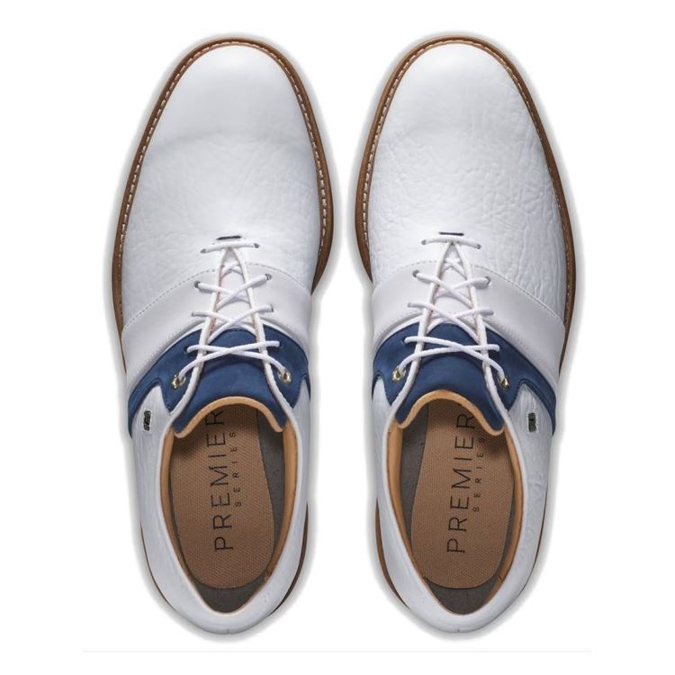 FootJoy Mens Premiere Series Packard LX Golf Shoes Navy/White
