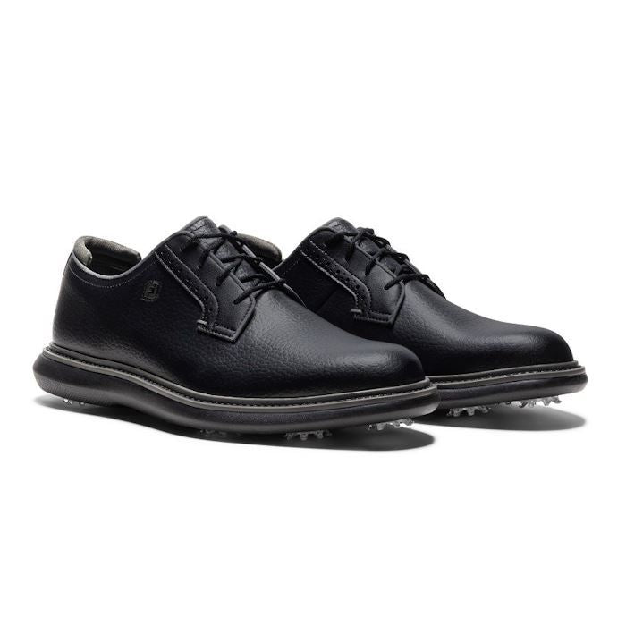FootJoy Mens  Traditions Golf Shoes - Black 57968