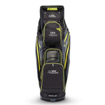Powakaddy Dri Tech Golf Cart Bag Mag-Lok Black/Gunmetal/Lime