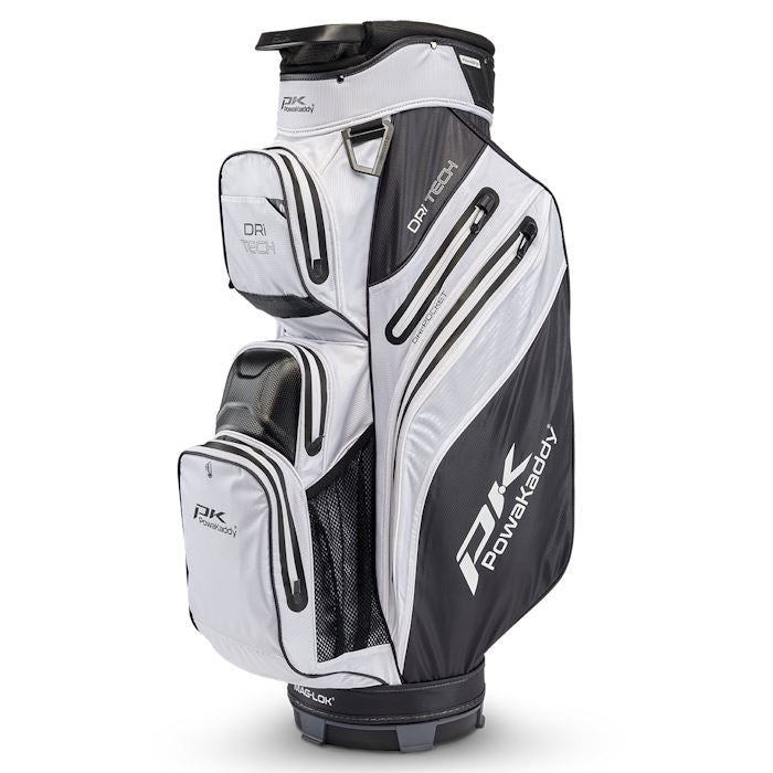 Powakaddy Dri Tech Golf Cart Bag Mag-Lok White