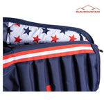Sun Mountain Kube Wheeled Travel Cover Navy/White/Red