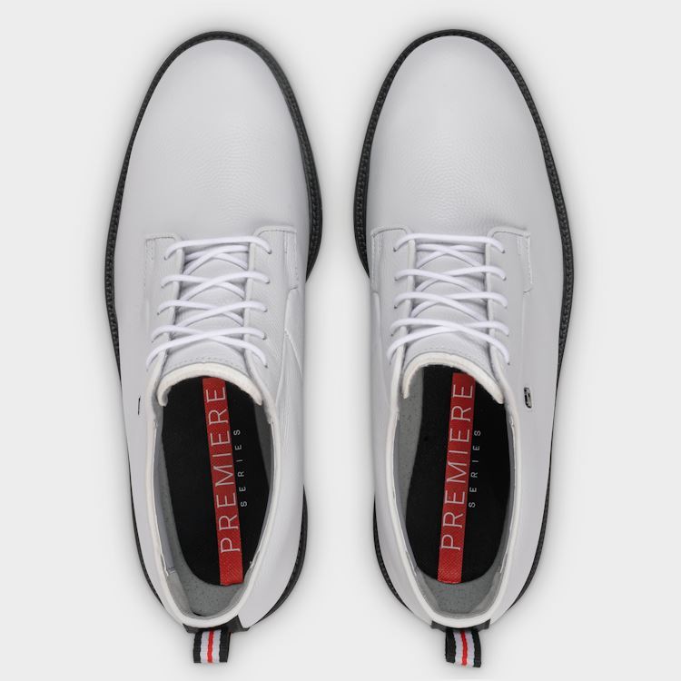 FootJoy Mens Premiere Series Field Golf Shoes 54565 White/Black/Red (2026)