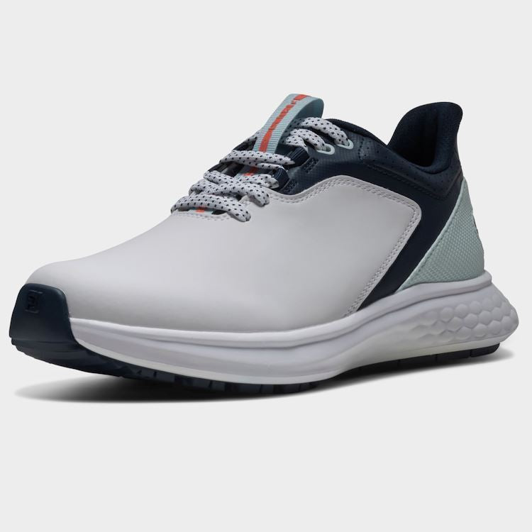 FootJoy Ladies Pulse Golf Shoes 93849 White/Navy/Blue
