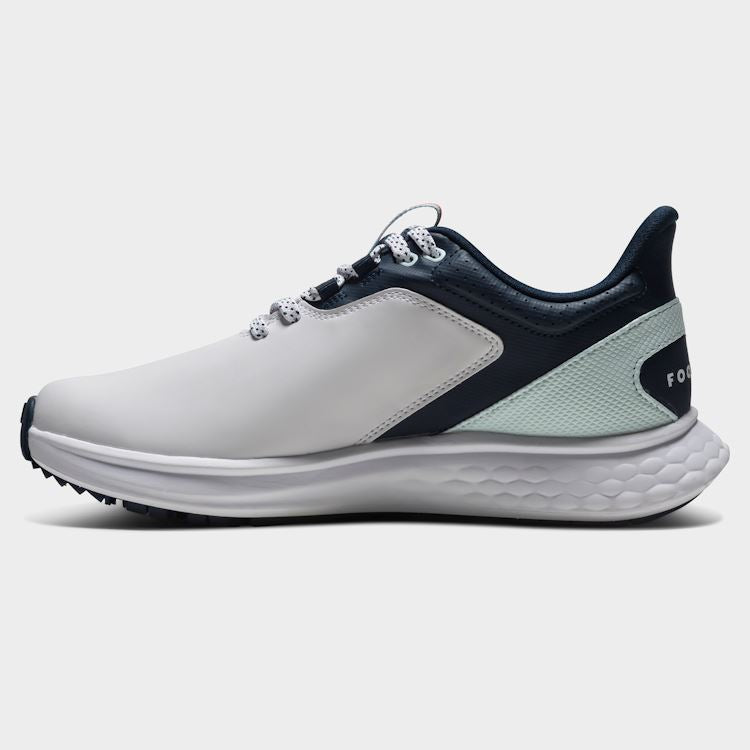 FootJoy Ladies Pulse Golf Shoes 93849 White/Navy/Blue