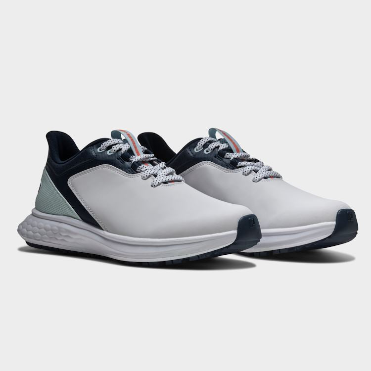 FootJoy Ladies Pulse Golf Shoes 93849 White/Navy/Blue