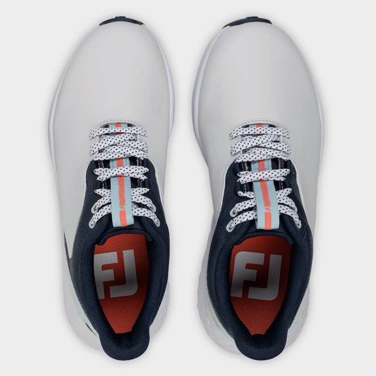 FootJoy Ladies Pulse Golf Shoes 93849 White/Navy/Blue
