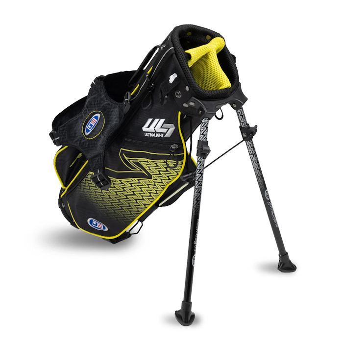 US Kids UL7 42 Stand Bag/21.5 Inch, Black/Yellow Bag