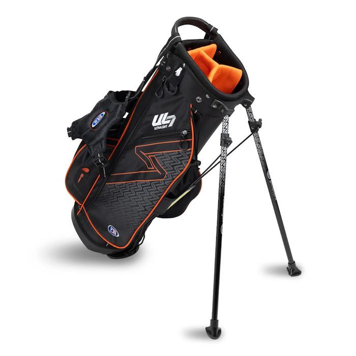 US Kids UL7 51 Stand Bag/26 Inch, Black/Orange Bag