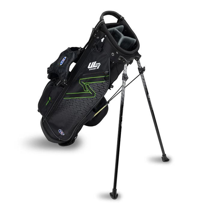 US Kids UL7 57 Stand Bag/21.5 Inch, Black/Green Bag