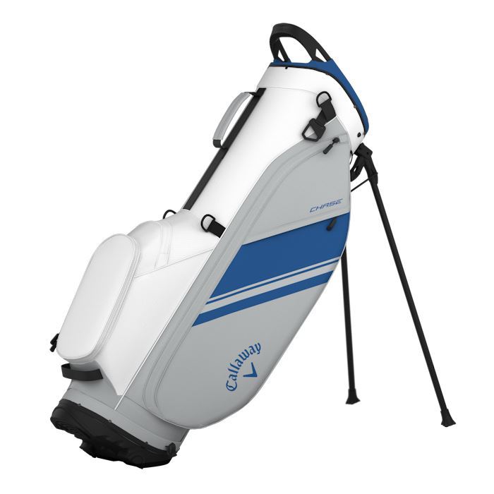 Callaway Chase Stand Bag White/Silver/Royal 2026