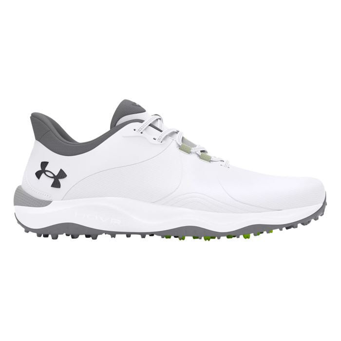 Under Armour Mens UA Drive Pro SL Wide Golf Shoes White