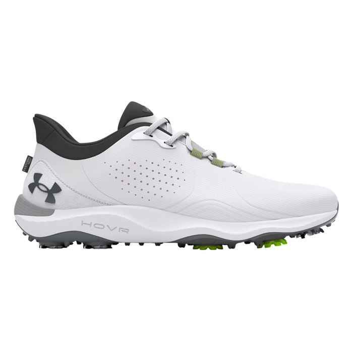 Under Armour Mens UA Drive Pro Wide Golf Shoes White