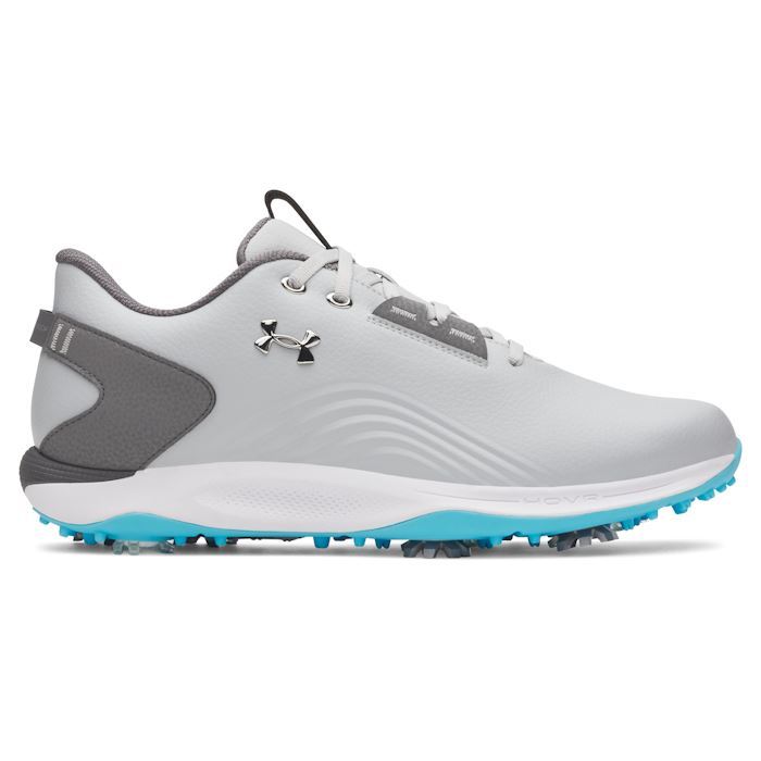 Under Armour Mens Drive Fade 2 Golf Shoes - Mod Gray/Steel/Metallic Silver