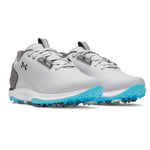 Under Armour Mens Drive Fade 2 Golf Shoes - Mod Gray/Steel/Metallic Silver